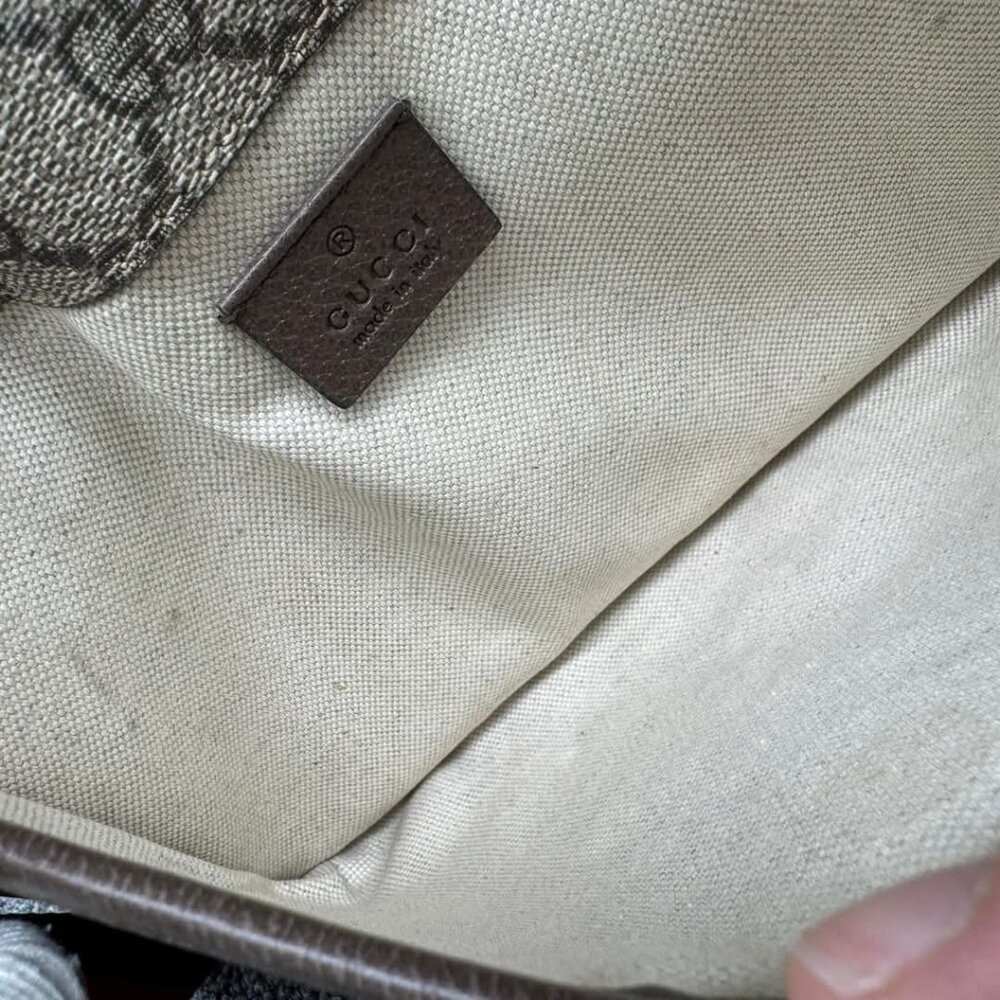 GUCCI Neo Vintage Brown Canvas Belt Bag 599-030825 - Picture 14 of 16